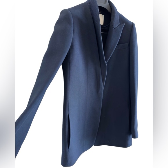 Fendi, Navy Blue blazer made with silk and wool Worn once - Picture 4 of 6